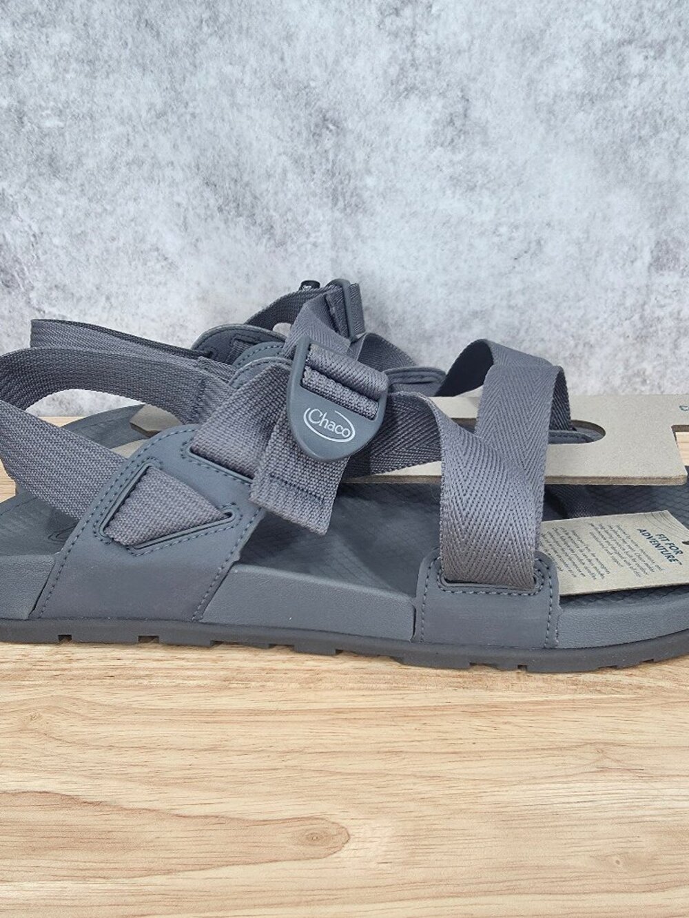 Chaco Lowdown 2 Sandals Mens 12 Gray Adjustable Strap Lightweight Comfort Hiking